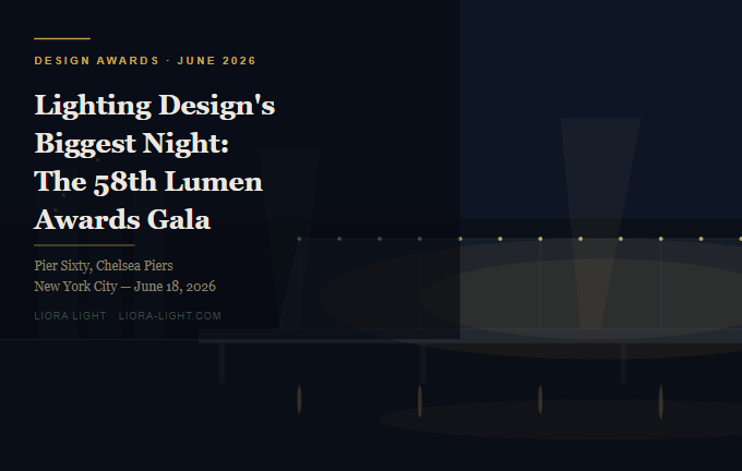 Lighting Design's Biggest Night: The 58th Lumen Awards Gala Lights Up Pier Sixty