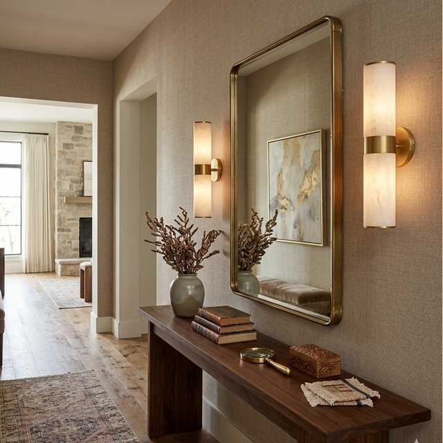 Alabaster Wall Sconce