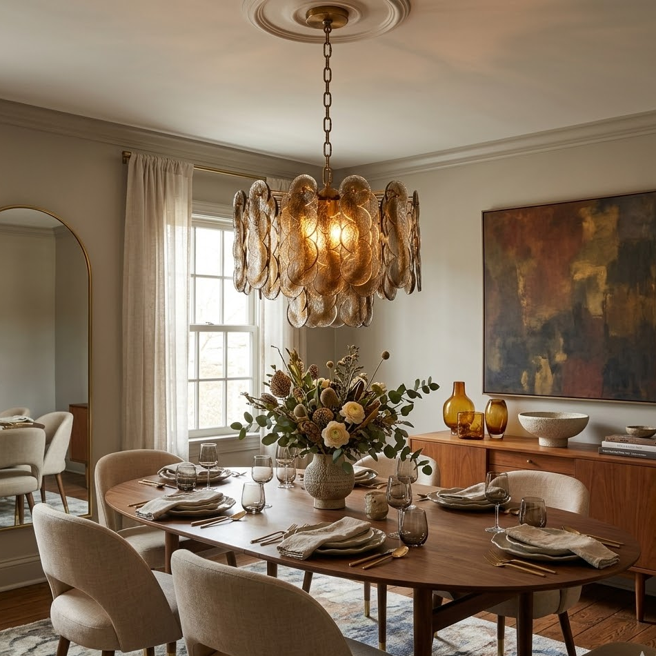 Interlocking Disc Chandelier