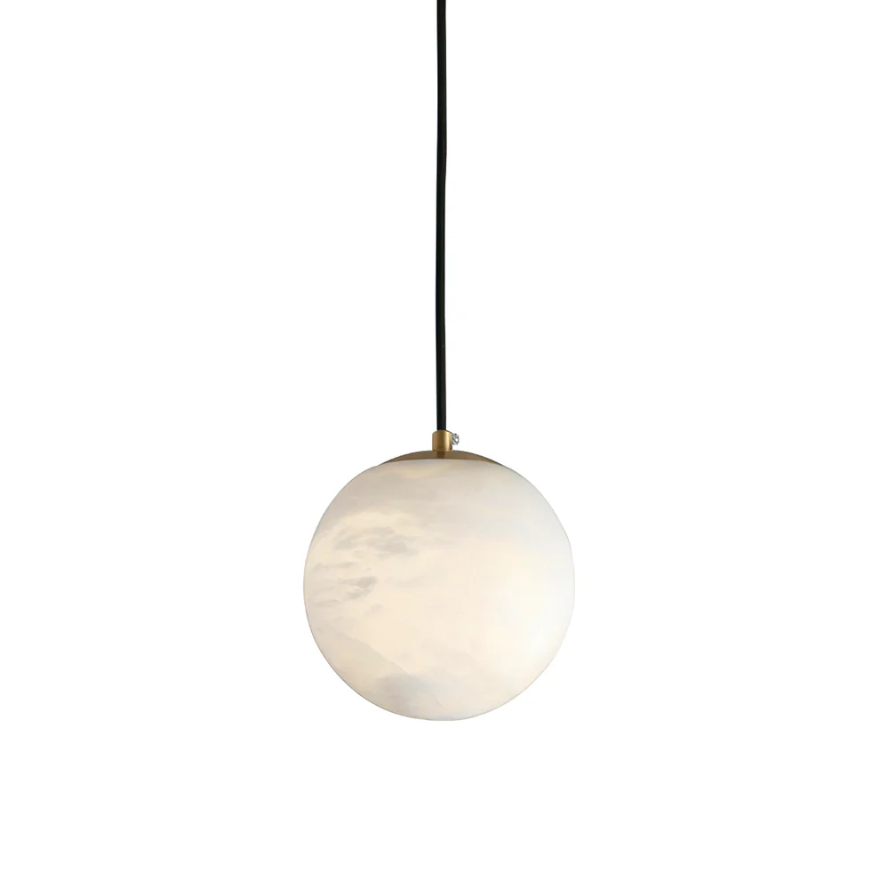 Alabaster Globe Pendant Light