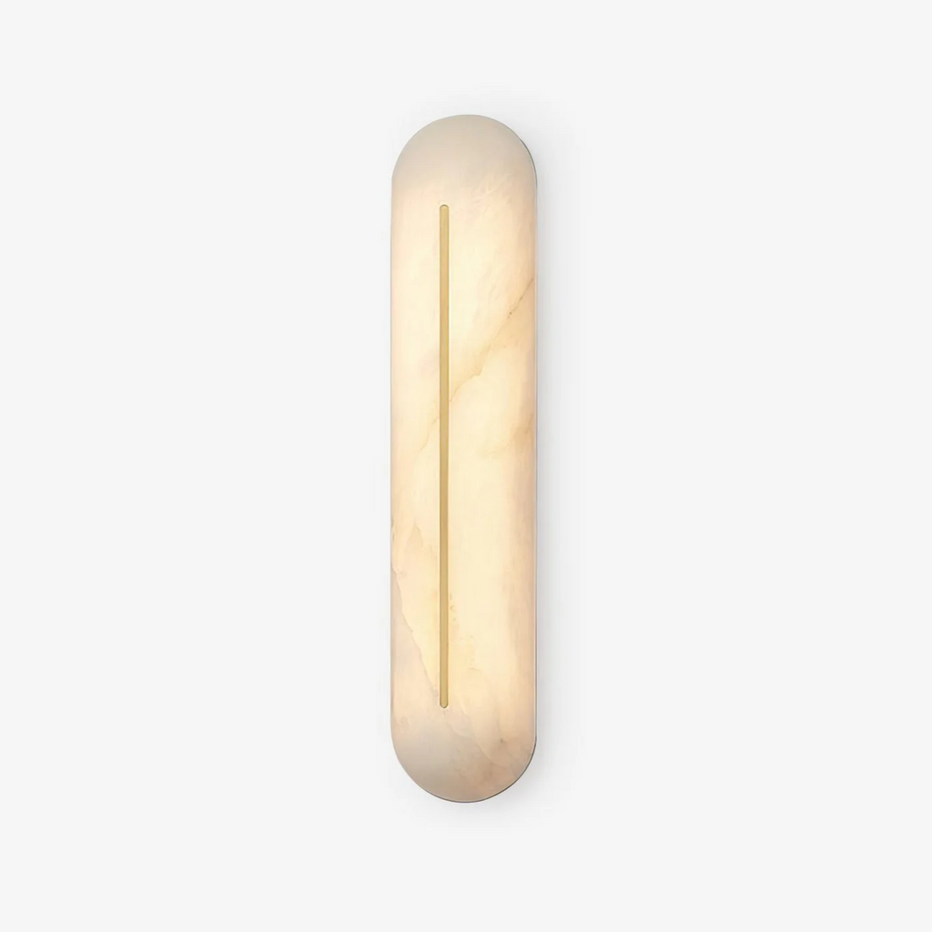 Alabaster Vertical Wall Sconce