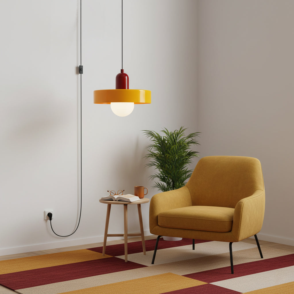 Color Blocked Pendant Light
