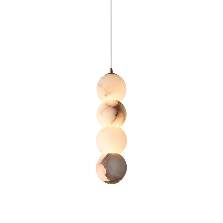 Alabaster  Orb Pendant Light