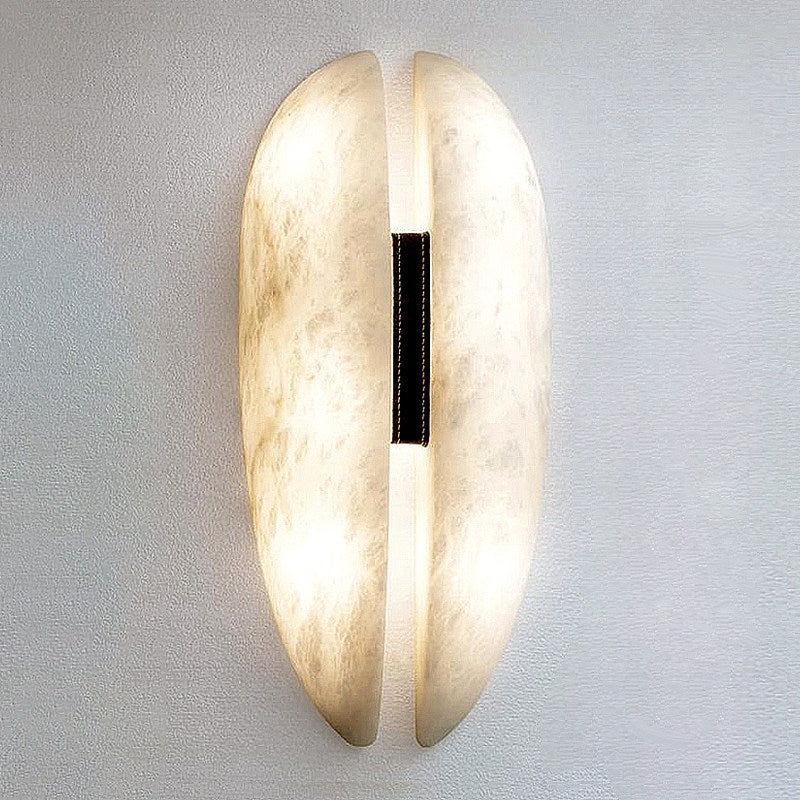 Alabaster Veil Wall Light