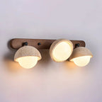 Globe Pecherna Travertine Wall Sconce