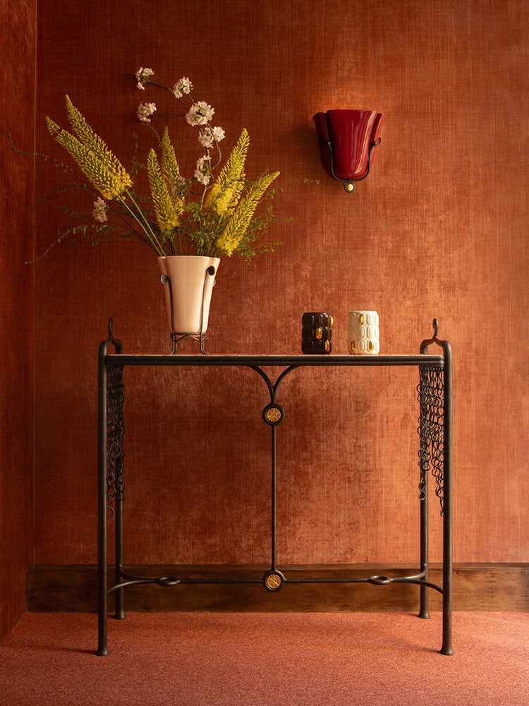 Keramik-Tulpen-Wandleuchte