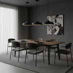 Matte Charcoal Pendant Light