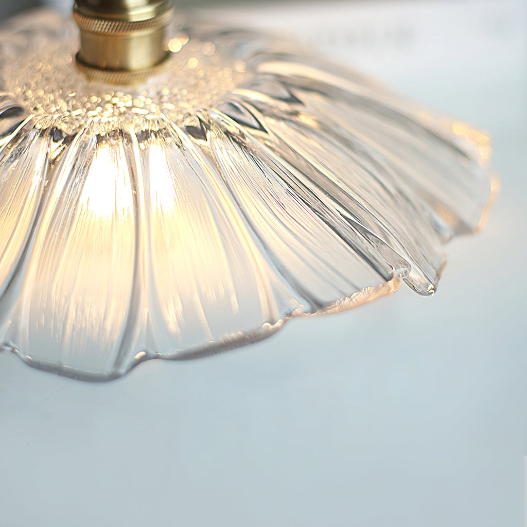 Glass Petal Pendant Light