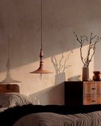 Walnut Spindle Pendant lamp