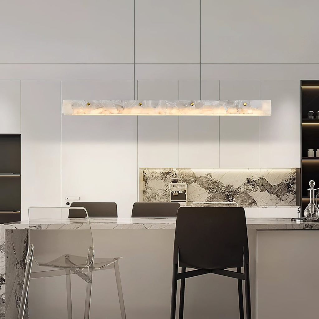 Alabaster Linear Pendant Light