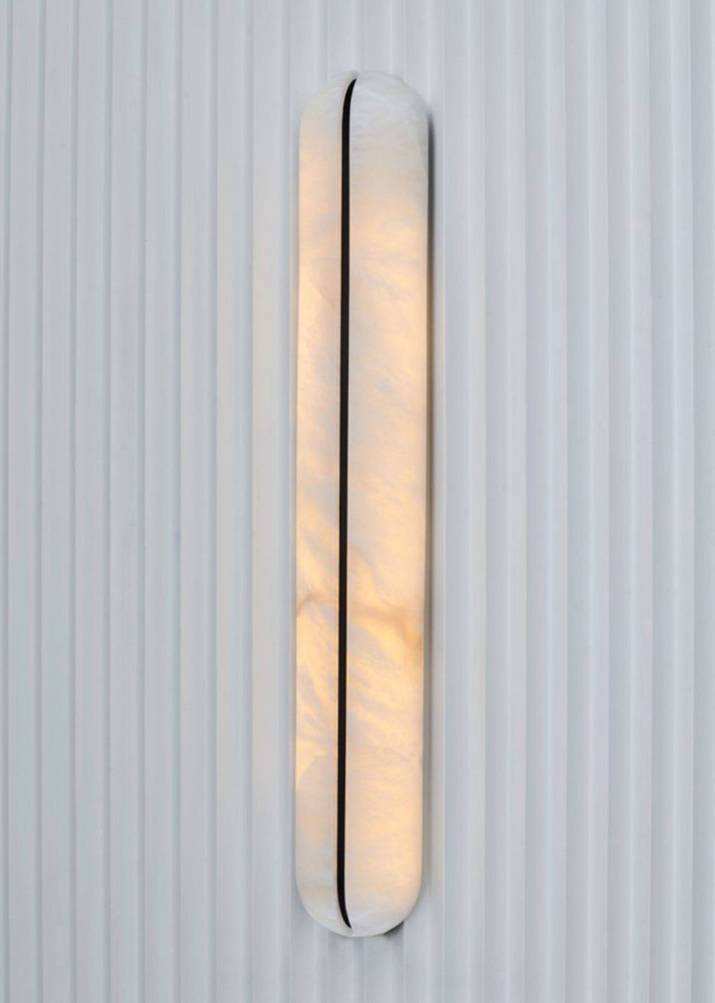 Alabaster Vertical Wall Sconce