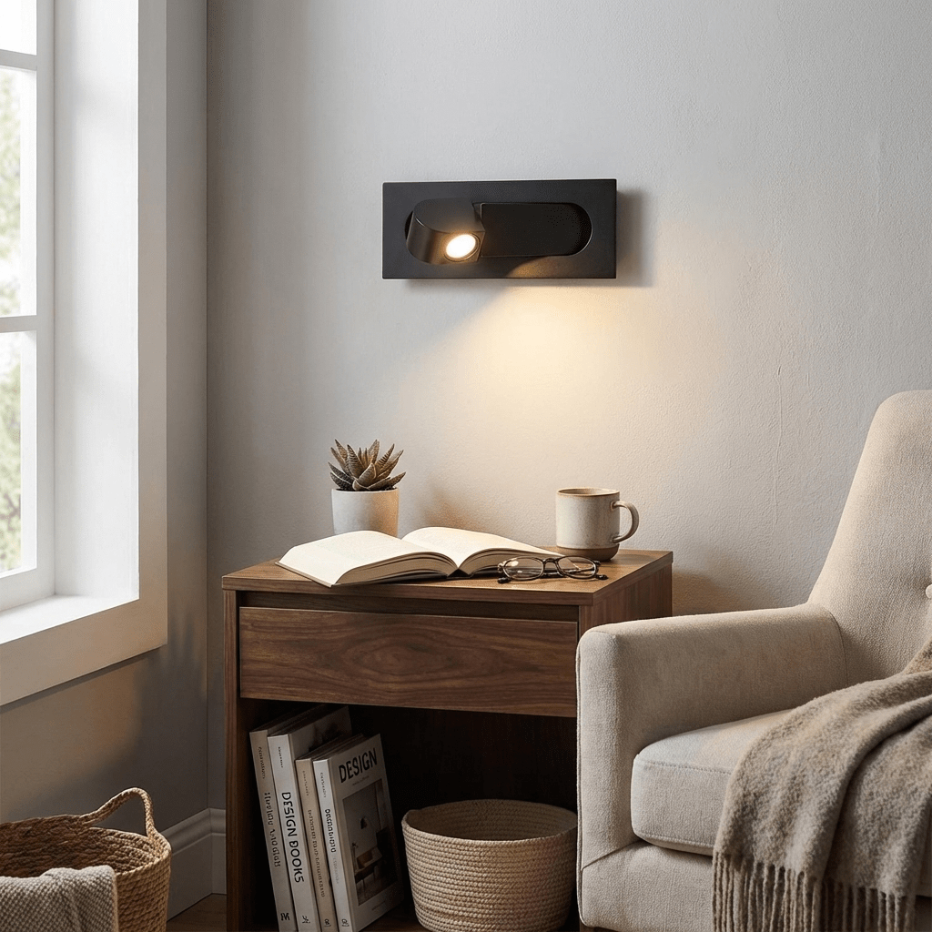 Vance Recessed LED Bedside Reading Sconce
