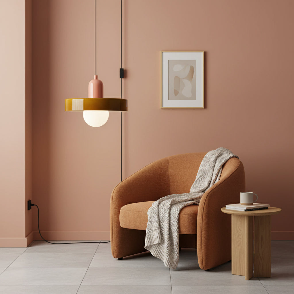 Color Blocked Pendant Light
