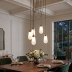 Brass  Teardrop Pendant Light