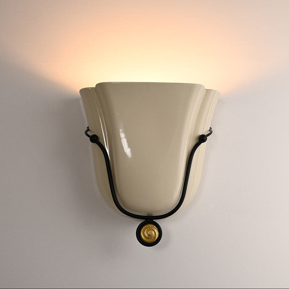 Ceramic Tulip Wall Sconce