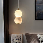 Alabaster  Orb Pendant Light