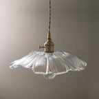 Glass Petal Pendant Light