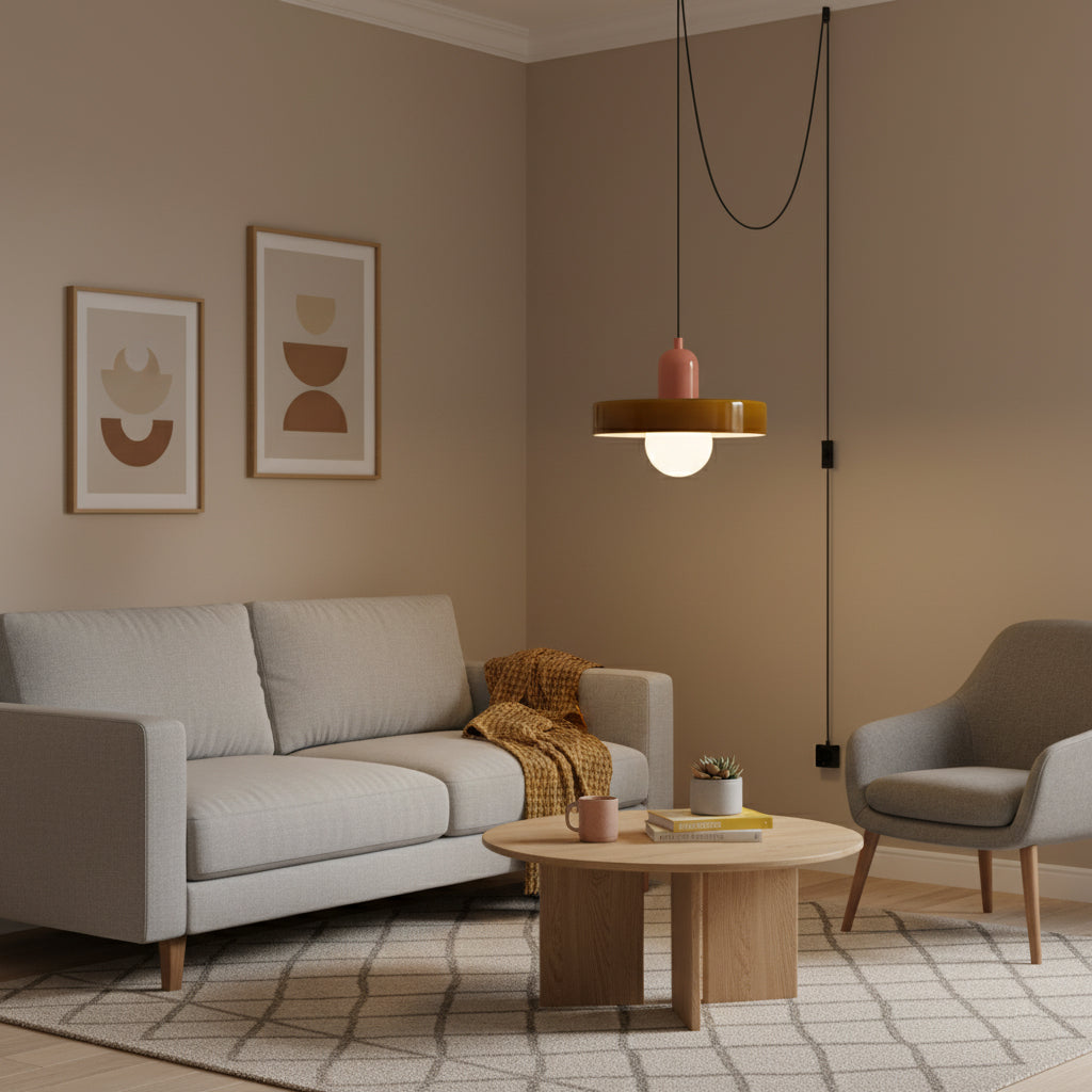 Color Blocked Pendant Light