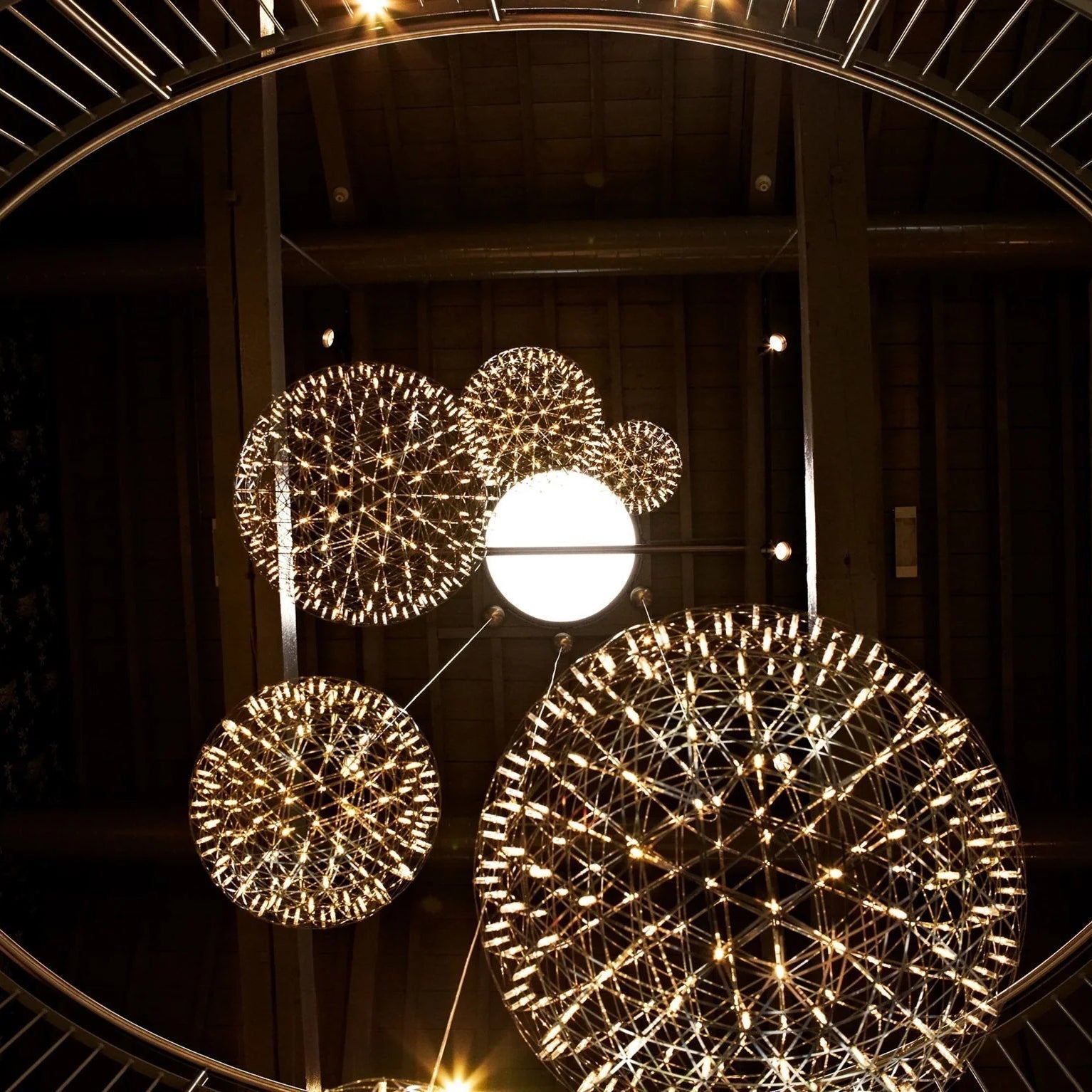 Geodesic Sphere Chandelier