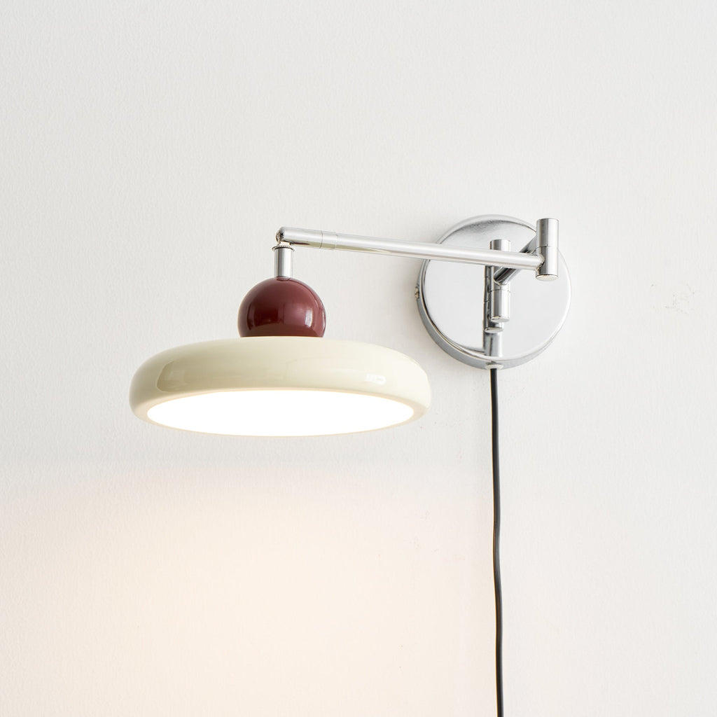 Kira Swing Arm Plug-In Wall Sconce