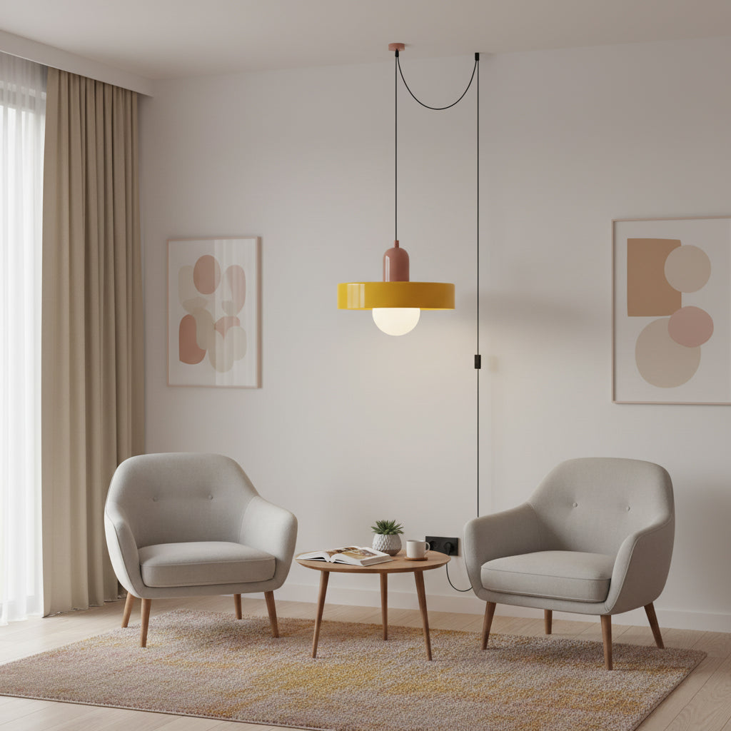 Color Blocked Pendant Light