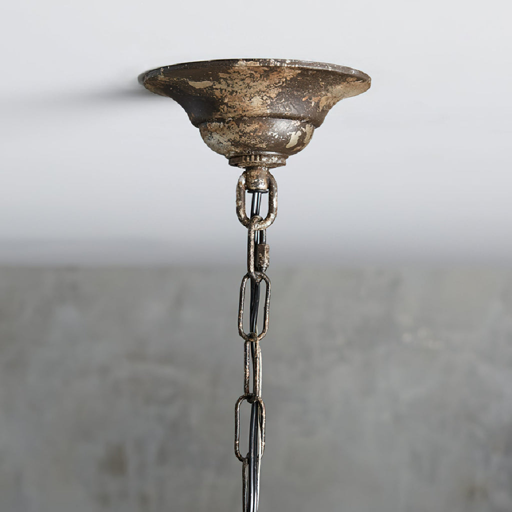 Iron Lotus Pendant Light