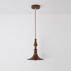 Walnut Spindle Pendant lamp