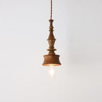 Walnut Spindle Pendant lamp