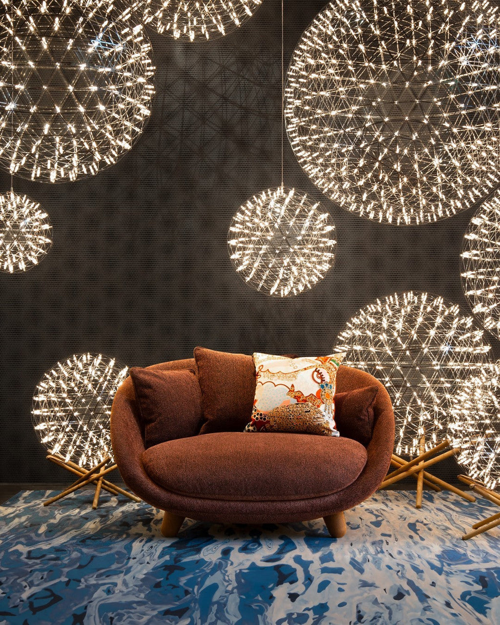 Geodesic Sphere Chandelier