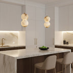 Alabaster  Orb Pendant Light