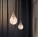Tova Teardrop Alabaster Pendant Lamp