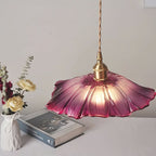 Glass Petal Pendant Light