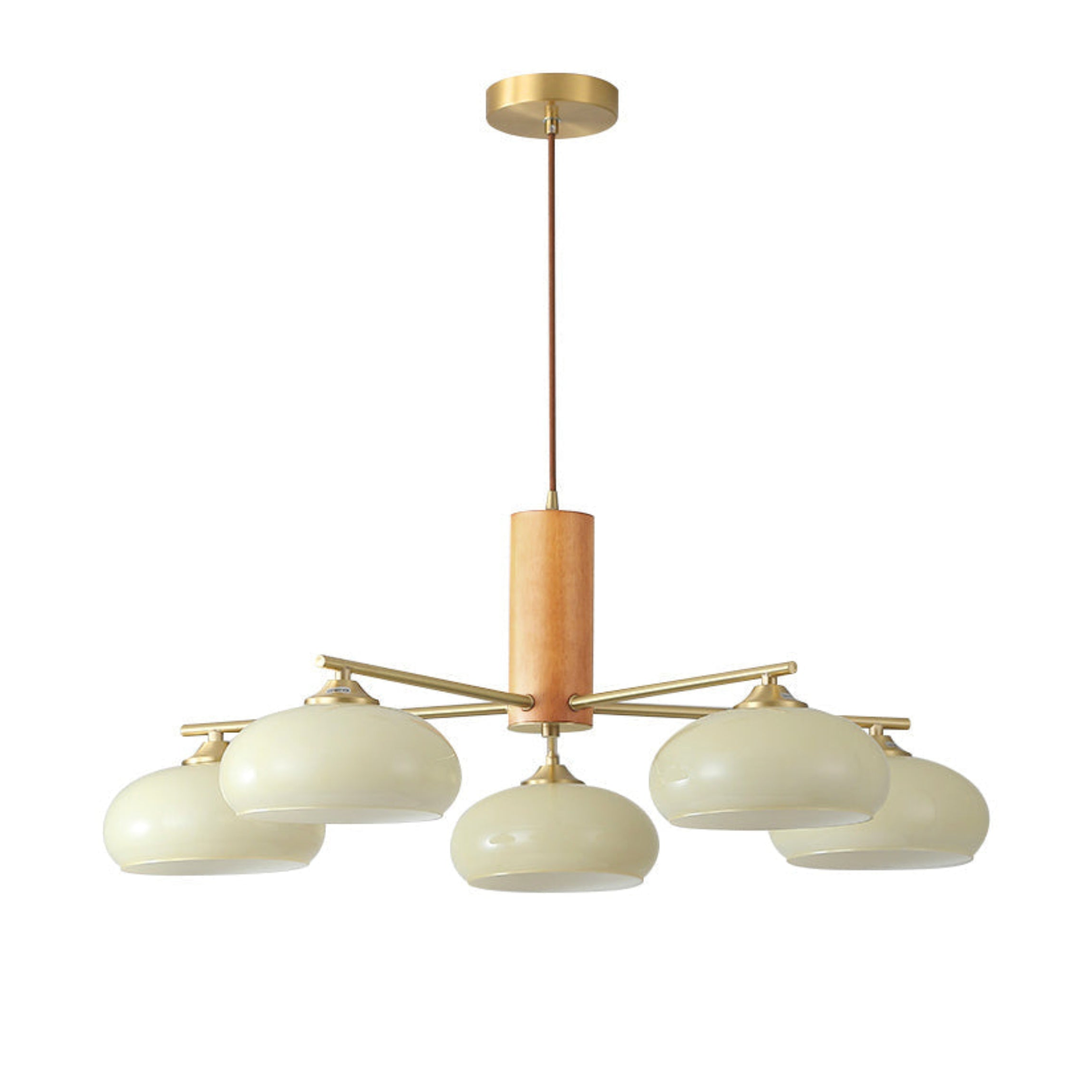 Lustre elliptique Kaki