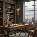 Iron Lotus Pendant Light