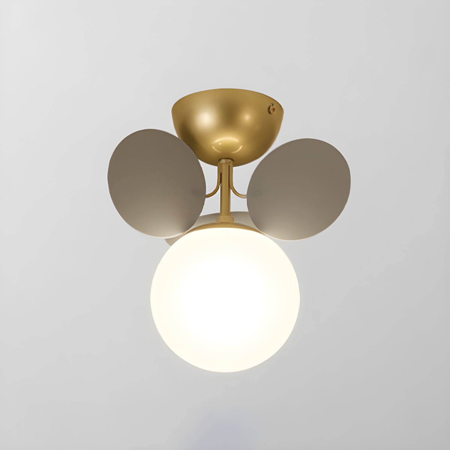 Clementine Pastel Petal Semi-Flush Mount
