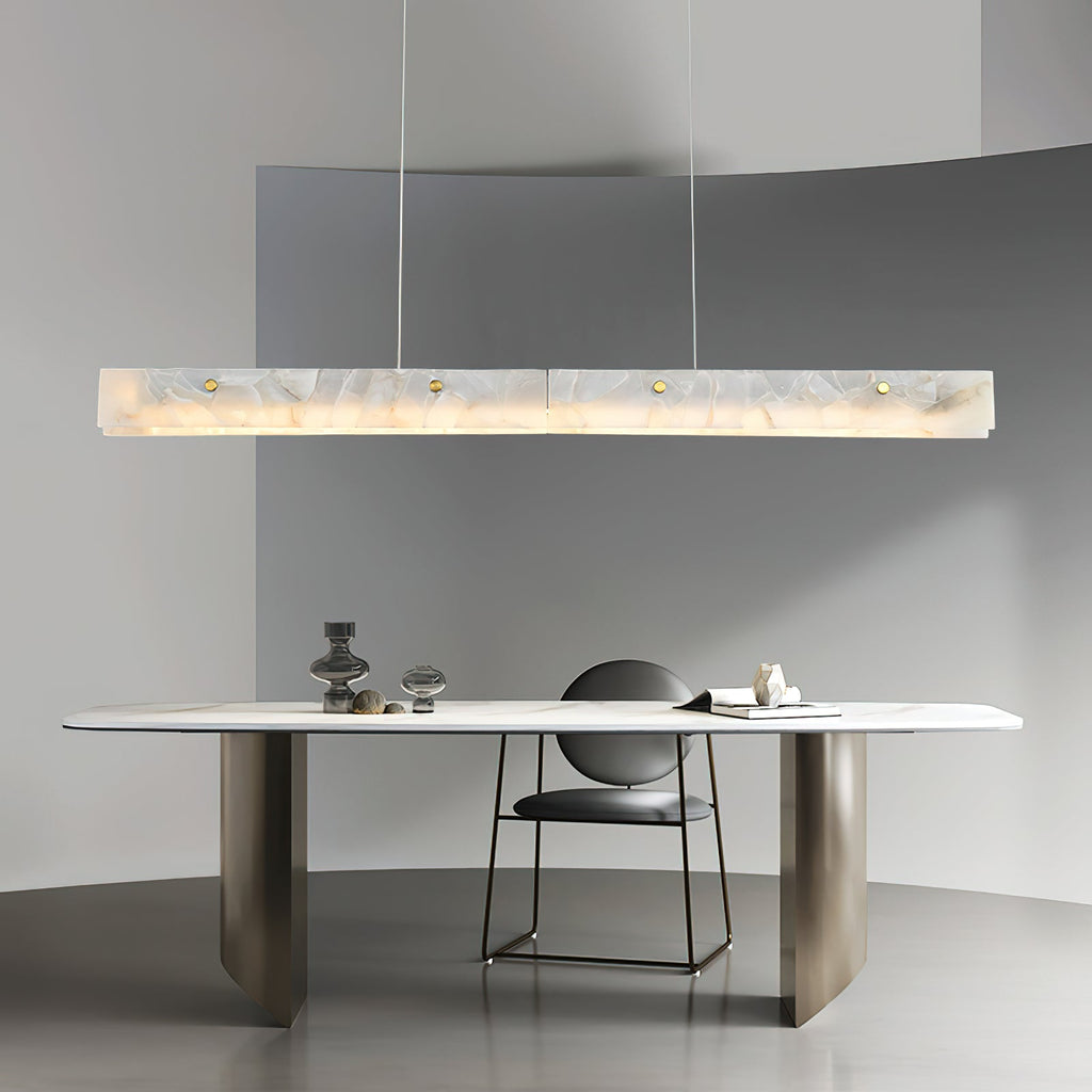 Alabaster Linear Pendant Light
