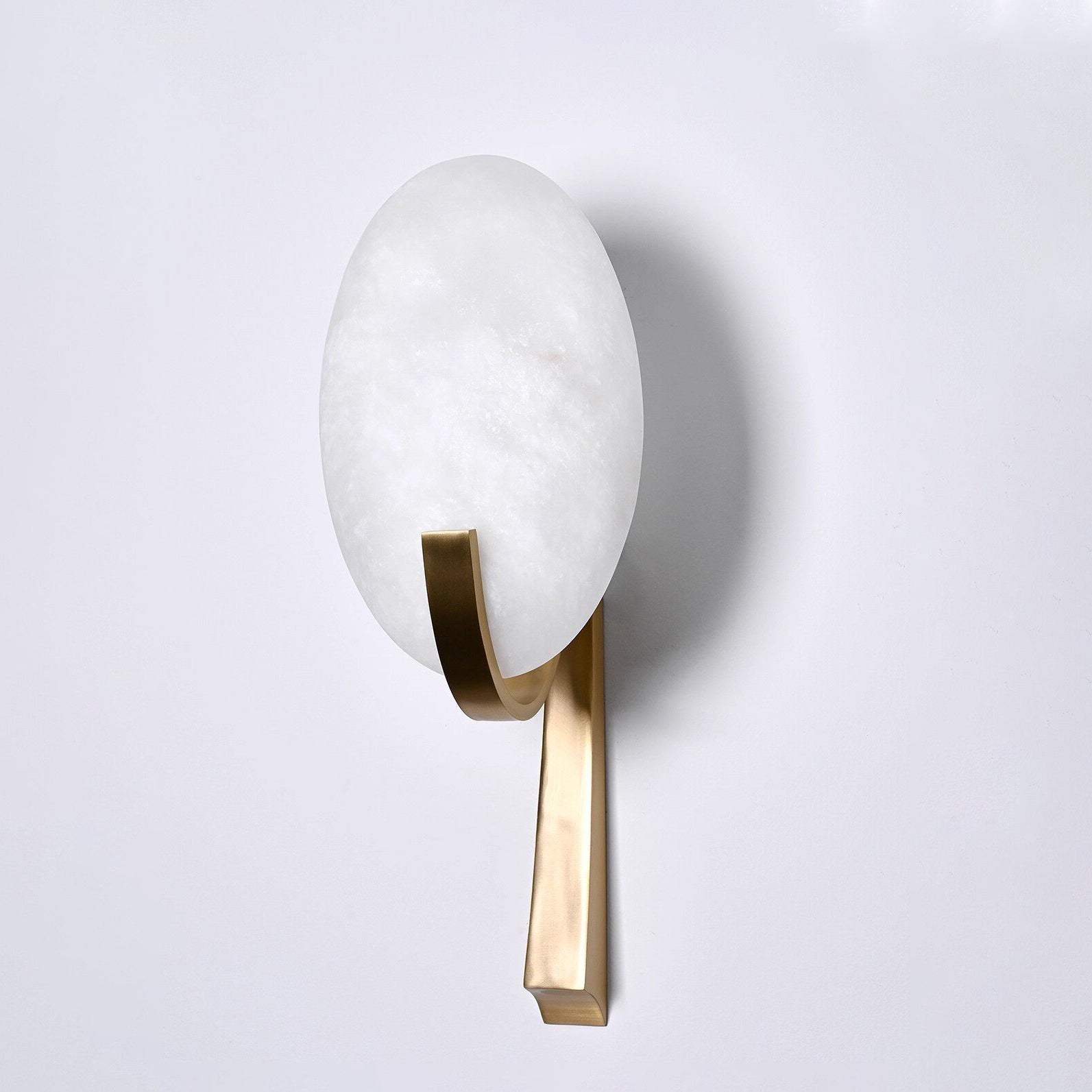 Alabaster Oval Wall Sconce