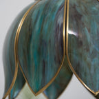 Glass Lotus Pendant Light