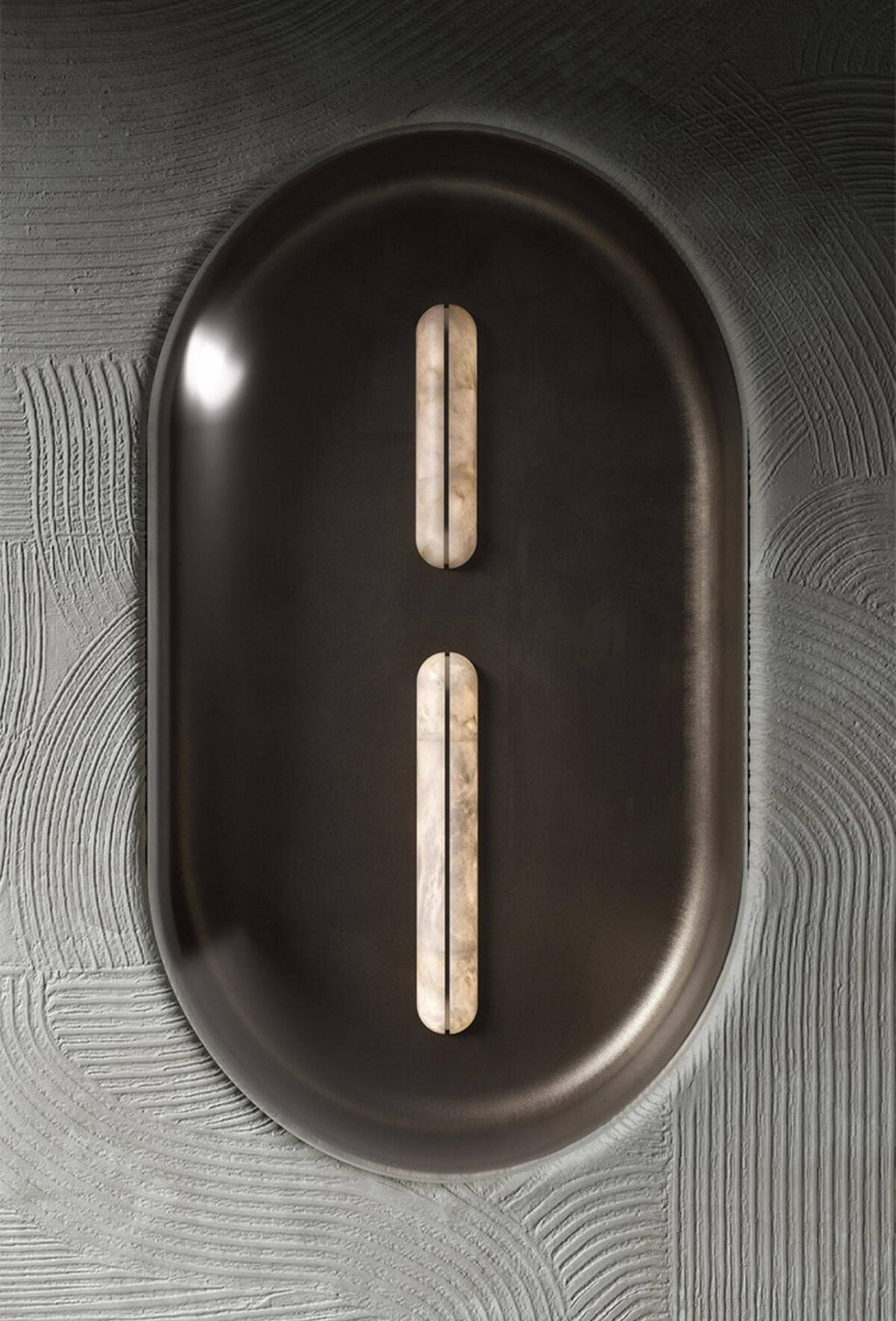 Alabaster Vertical Wall Sconce
