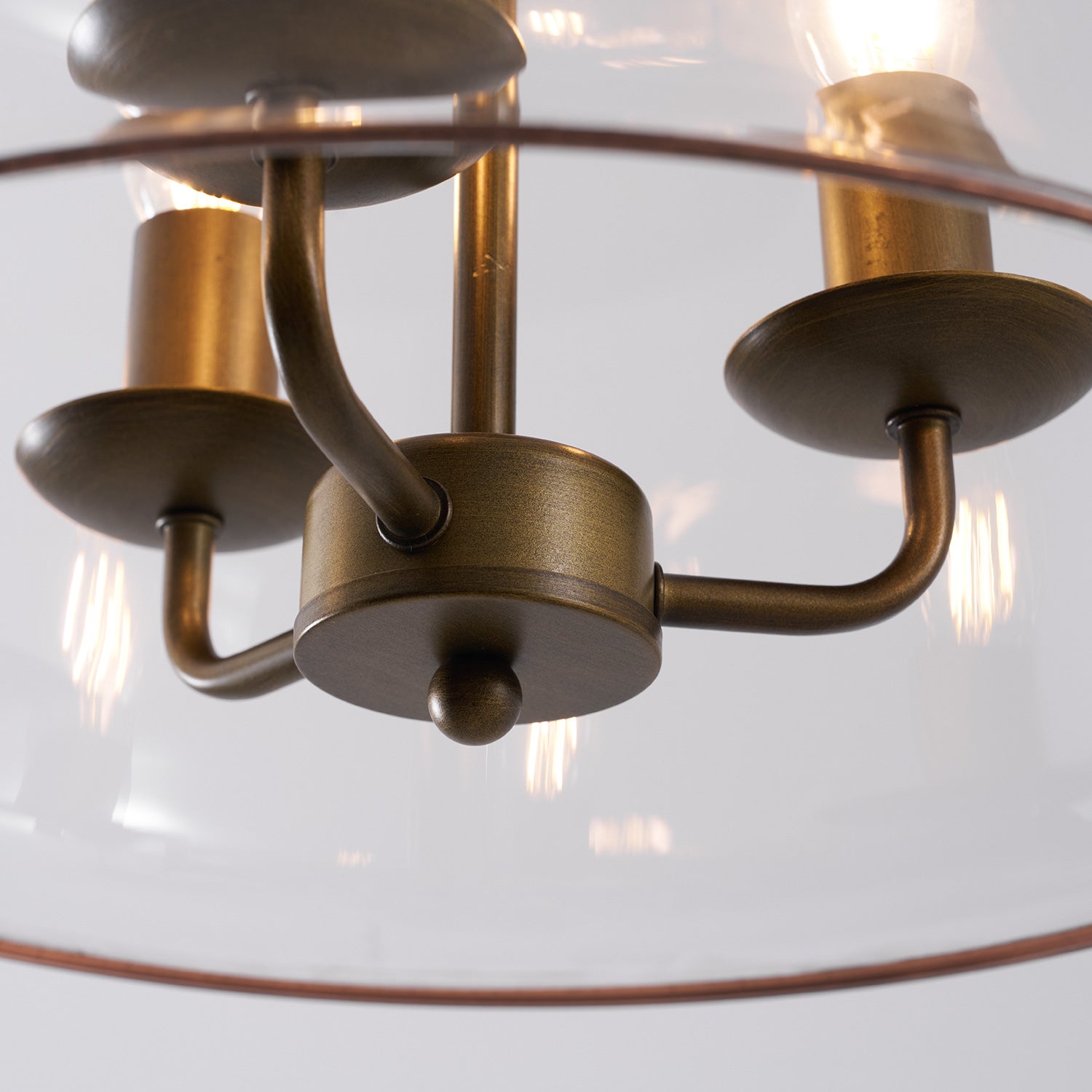 Glass Bell Pendant Light