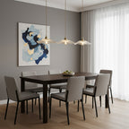 Glass Petal Pendant Light