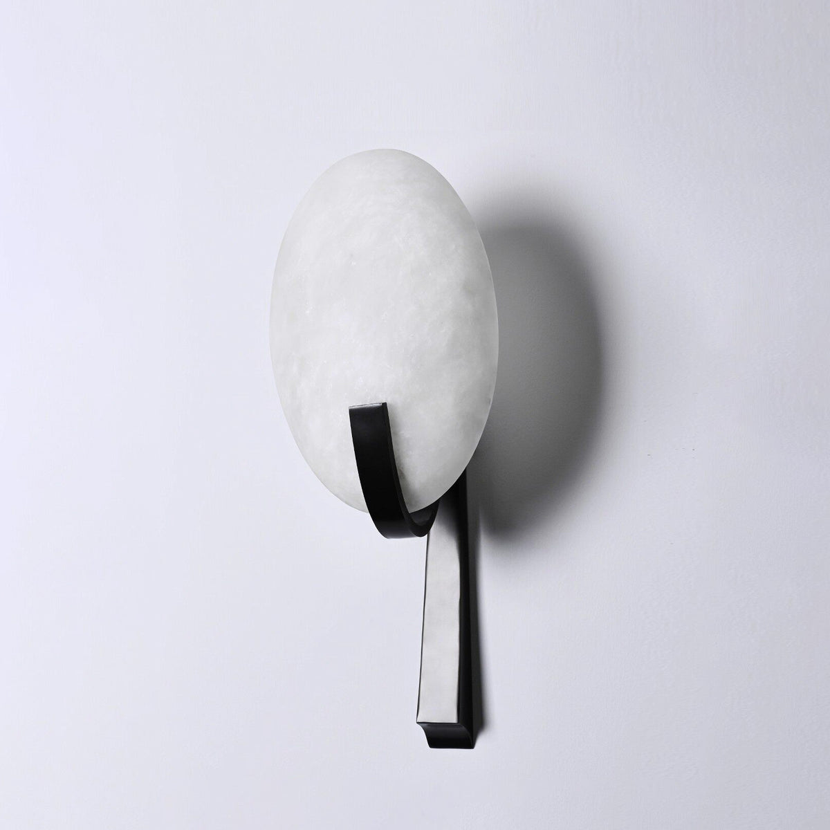 Alabaster Oval Wall Sconce