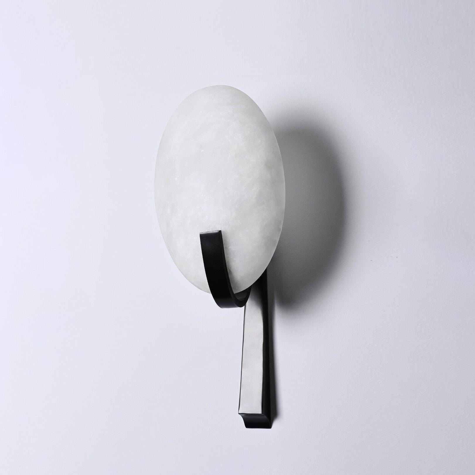 Alabaster Oval Wall Sconce