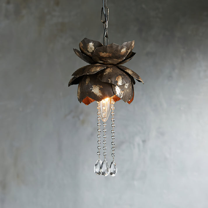 Iron Lotus Pendant Light
