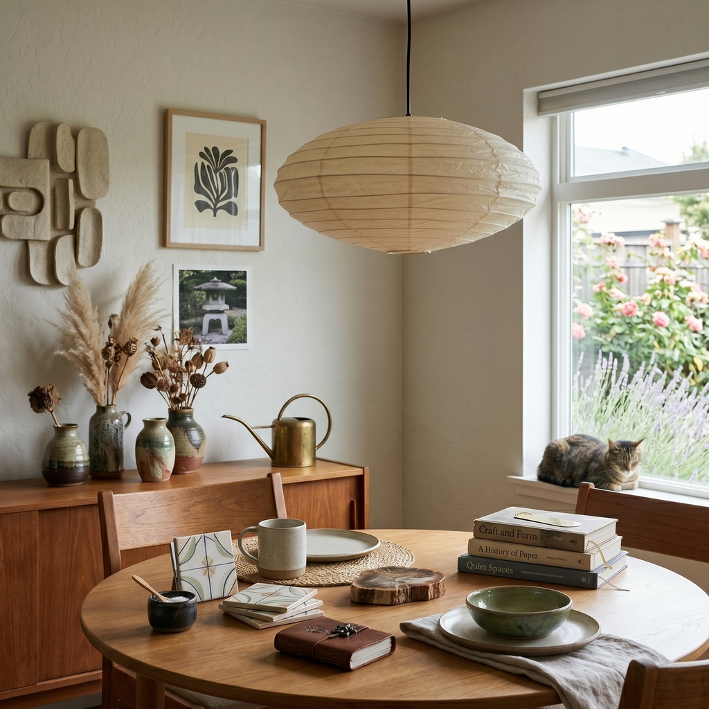Washi Paper EN Akari Pendant Light