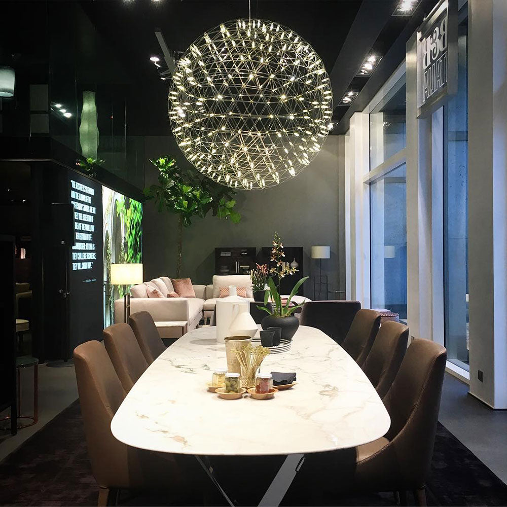 Geodesic Sphere Chandelier