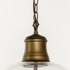 Glass Bell Pendant Light