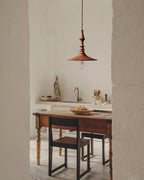 Walnut Spindle Pendant lamp