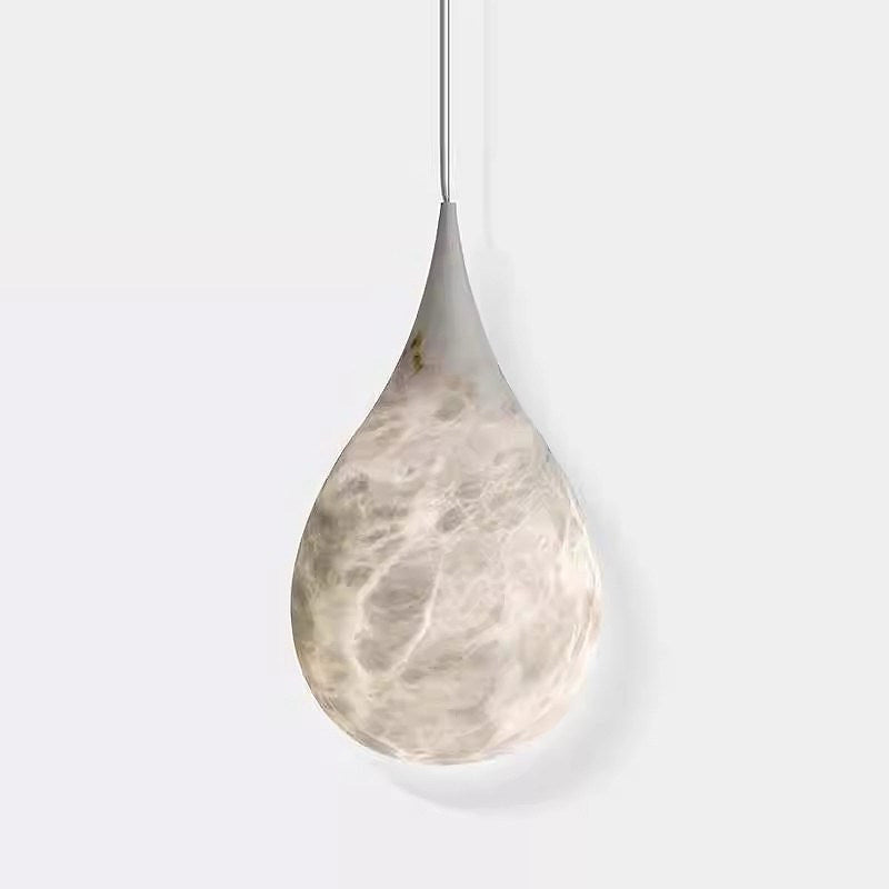 Tova Teardrop Alabaster Pendant Lamp
