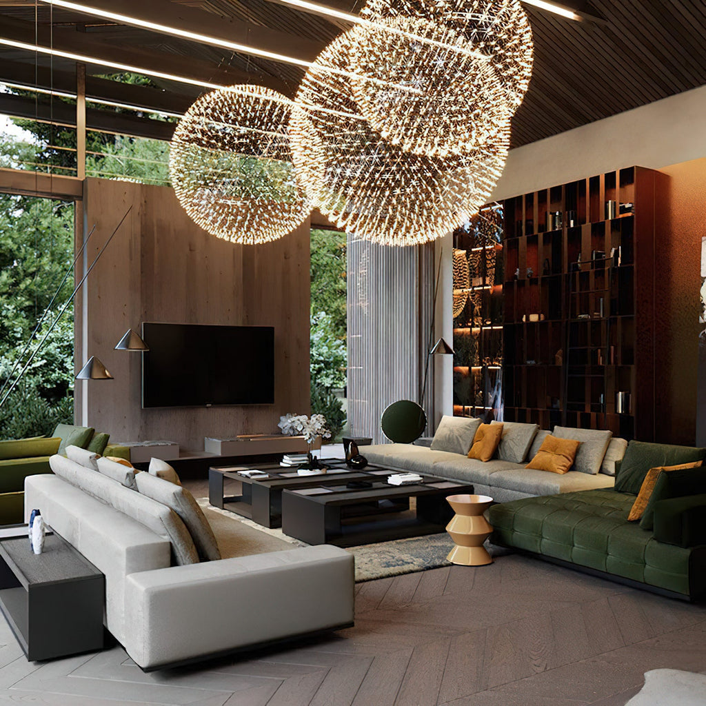 Geodesic Sphere Chandelier